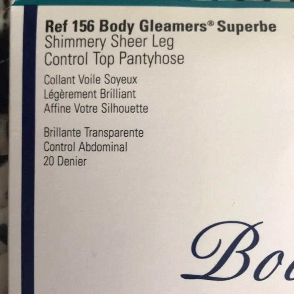 Givenchy Body Gleamers Control Top Pantyhose Silver sz C
